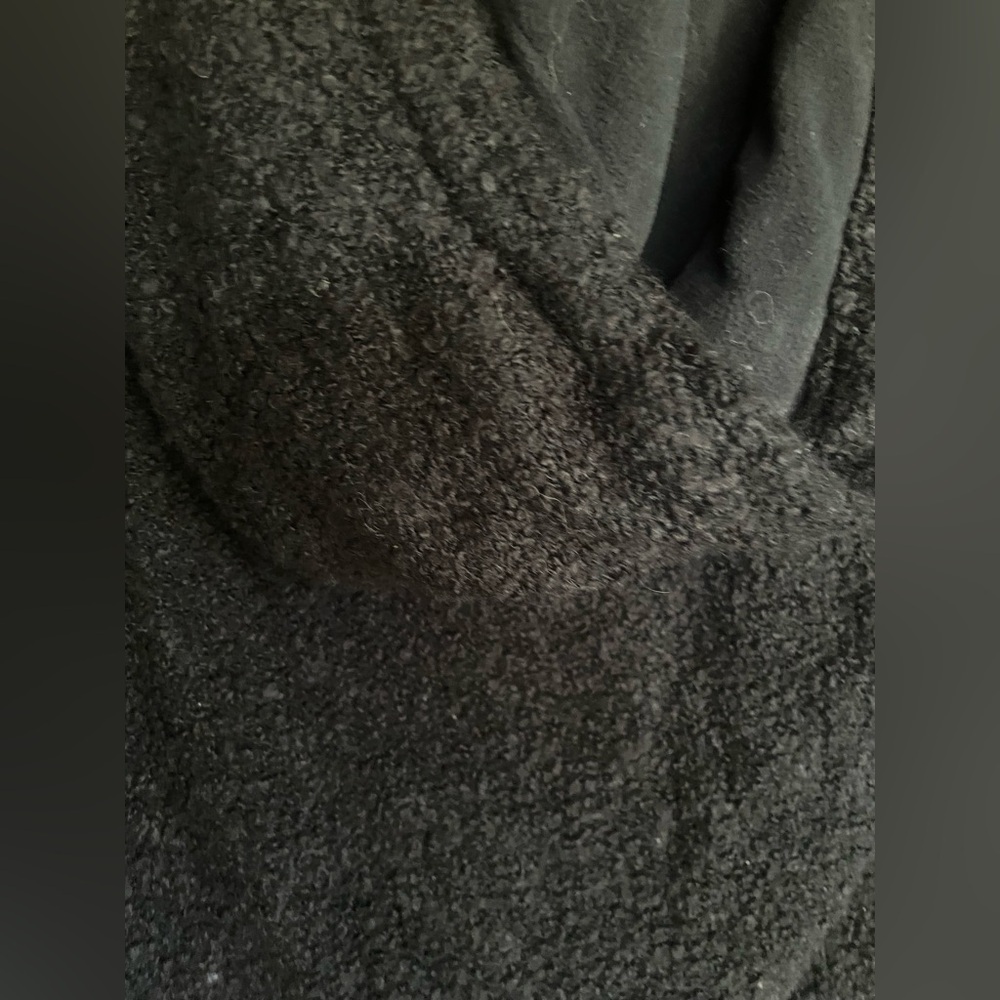 Hollister Textured Black Outerwear medium mens - Picture 6 of 8